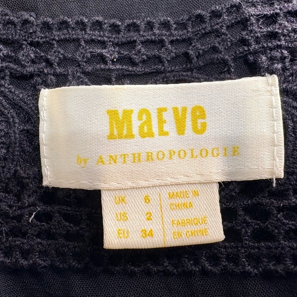 Anthropologie Maeve Botanica Floral Faux Wrap Dress~Size 2 - Picture 8 of 9